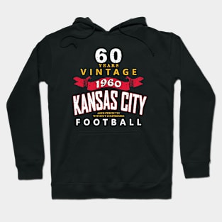 KC Vintage Kansas City Football 1960 Hoodie